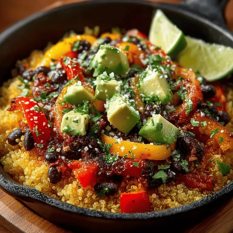 Quinoa has emerged as one of the most celebrated nutritional grains in recent years, known for its impressive health benefits and versatility in cooking. This ancient grain is not only gluten-free but also packed with protein and fiber, making it a staple for those seeking healthy meal options. In this recipe, we present a vibrant and wholesome dish that combines quinoa, black beans, and an array of colorful vegetables, creating a delightful skillet meal that is both satisfying and nutritious.