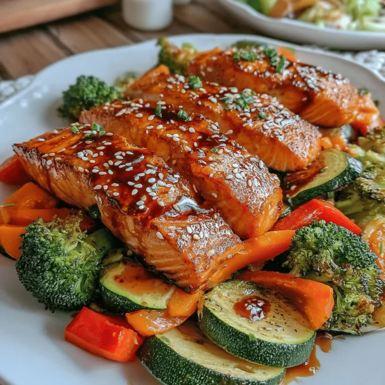 Exploring healthy and delicious meals doesn't have to be a chore, and with the help of modern kitchen gadgets like the air fryer, creating gourmet dishes has never been easier. This article presents a mouthwatering recipe for Soy Glazed Air Fryer Salmon with Roasted Vegetables, a dish that combines the rich flavors of soy sauce and honey with the fresh crunch of seasonal vegetables. Perfect for a weeknight dinner or a weekend feast, this recipe is not only quick to prepare but also packed with nutrients. Let's dive into the details of this delightful dish, ensuring you have all the information you need to create a memorable meal.