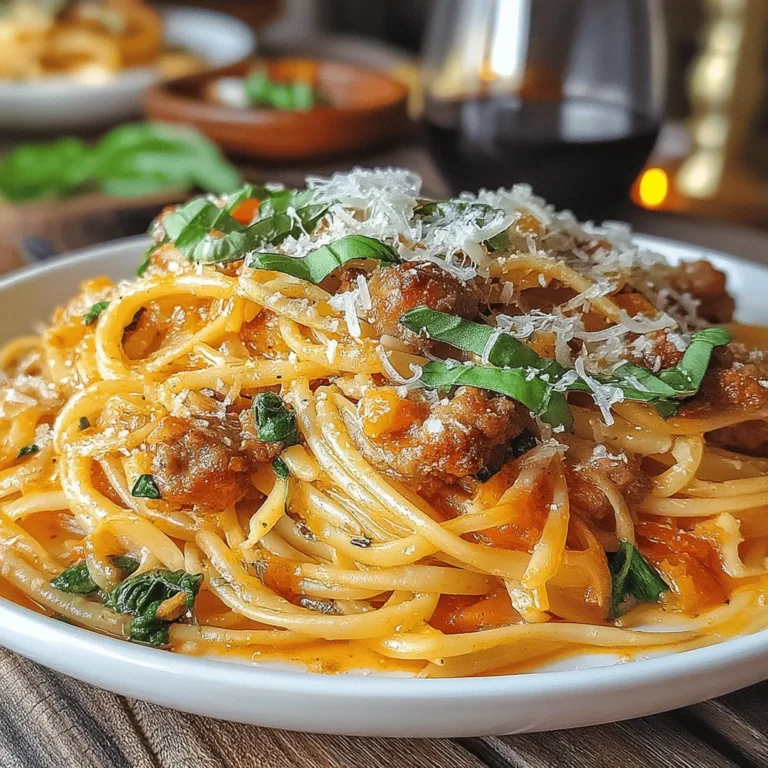 Savory Skillet Italian-Sausage Pasta is a comforting dish that brings together bold flavors and hearty ingredients, making it a favorite for family dinners and weeknight meals. This one-pan wonder not only delivers on taste but also on convenience, allowing you to whip up a delicious meal without extensive cleanup.