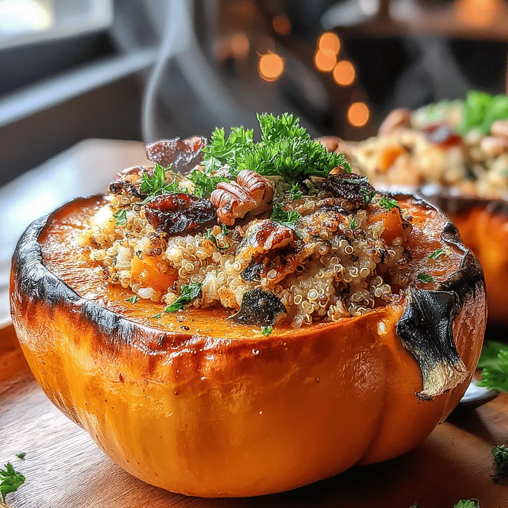 As the leaves begin to change and the air turns crisp, there's nothing quite like a warm, comforting dish that captures the essence of the season. Warm Cranberry Pecan Stuffed Acorn Squash is a perfect centerpiece for your autumn table, combining vibrant flavors and textures that celebrate the bounty of fall. This delightful recipe features the natural sweetness of acorn squash paired with a savory-sweet filling, making it a great option for both weeknight dinners and festive gatherings.