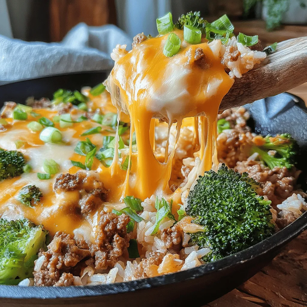 In today’s fast-paced world, having quick and delicious meal options is essential. The One-Pan Cheesy Beef and Broccoli Skillet is a perfect solution for those busy weeknights when you want something satisfying without spending hours in the kitchen. This dish combines tender ground beef, vibrant broccoli, and gooey cheese all cooked in one skillet, making it not only a tasty meal but also a breeze to prepare.