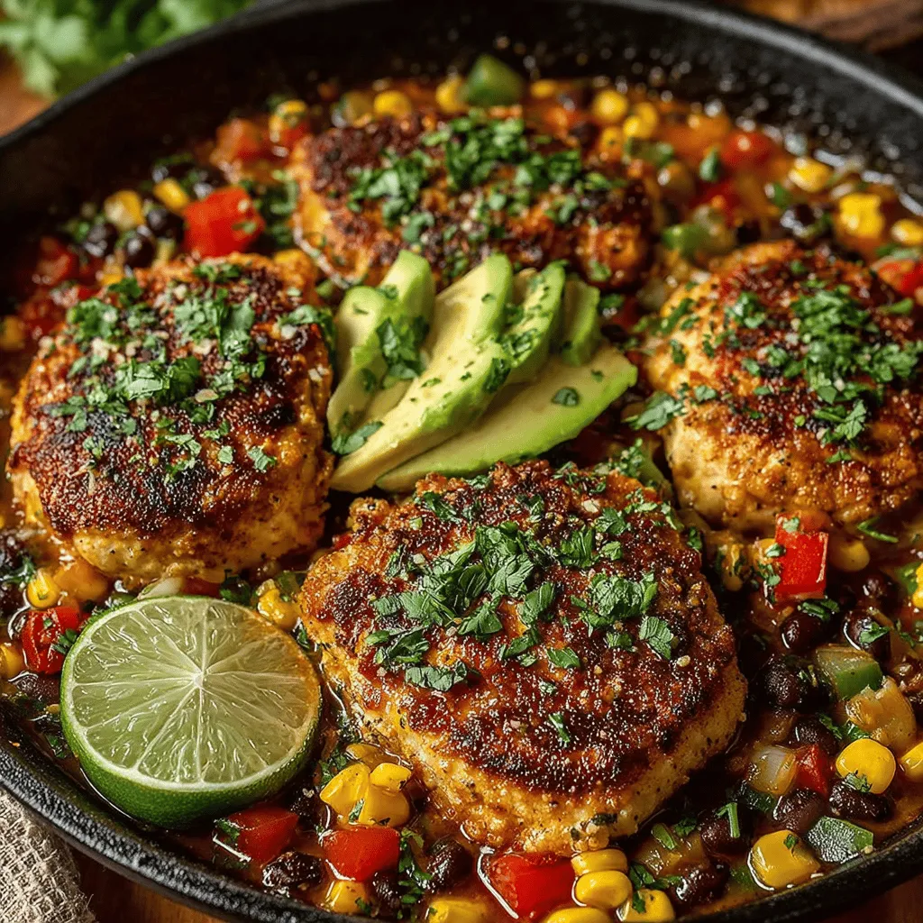 If you're looking for a quick and satisfying meal that packs a punch of flavor, look no further than this Spicy One-Pan Southwest Chicken & Black Beans recipe. This dish combines tender chicken, hearty black beans, and a medley of vibrant southwestern spices, making it an ideal choice for busy families or anyone in need of a hassle-free dinner option. Not only is this recipe easy to prepare, but it also offers numerous health benefits, thanks to the protein-rich chicken and fiber-packed black beans.