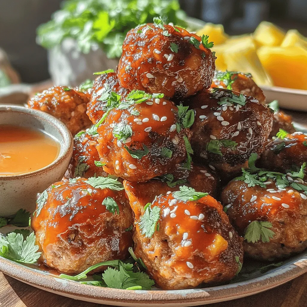 If you're looking for a dish that strikes the perfect balance between savory and sweet, then these Sweet & Smoky Air Fryer BBQ Pineapple Meatballs are just what you need. This recipe combines the rich flavors of BBQ sauce with the tropical sweetness of pineapple, resulting in a mouthwatering treat that will tantalize your taste buds. Perfect for a weeknight dinner or a party appetizer, these meatballs are sure to impress!