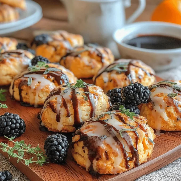 If you’re looking to impress your friends and family with a unique dessert, these warm blackberry sage glazed cookies are a delightful choice. The sweet-tartness of fresh blackberries combined with the aromatic notes of sage creates a flavor profile that is both intriguing and comforting. Perfect for any occasion, these cookies are a wonderful way to celebrate seasonal ingredients.