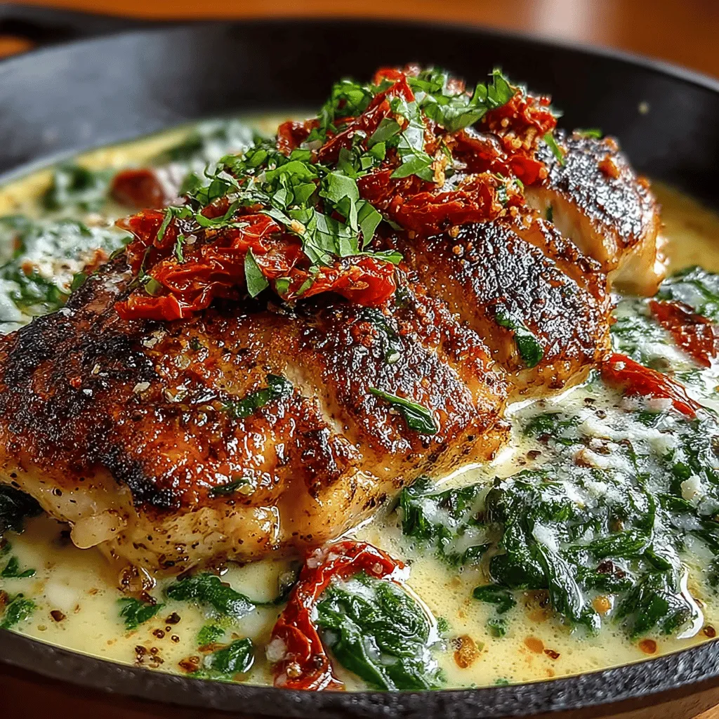 One-Pan Creamy Tuscan Chicken Skillet is a delightful dish that brings the bold flavors of Tuscany into your kitchen with minimal effort. This recipe is perfect for busy weeknights or a cozy weekend dinner, as it combines the rich, creamy texture of a savory sauce with tender chicken, all cooked in a single skillet. The beauty of this meal lies not only in its delectable taste but also in its convenience; fewer dishes mean less cleanup and more time to savor your culinary creation.