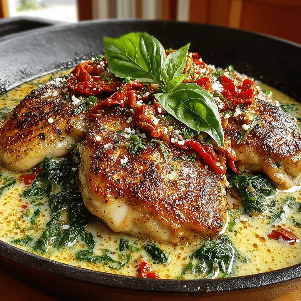 One-Pan Creamy Tuscan Chicken Skillet is a delightful dish that brings the bold flavors of Tuscany into your kitchen with minimal effort. This recipe is perfect for busy weeknights or a cozy weekend dinner, as it combines the rich, creamy texture of a savory sauce with tender chicken, all cooked in a single skillet. The beauty of this meal lies not only in its delectable taste but also in its convenience; fewer dishes mean less cleanup and more time to savor your culinary creation.
