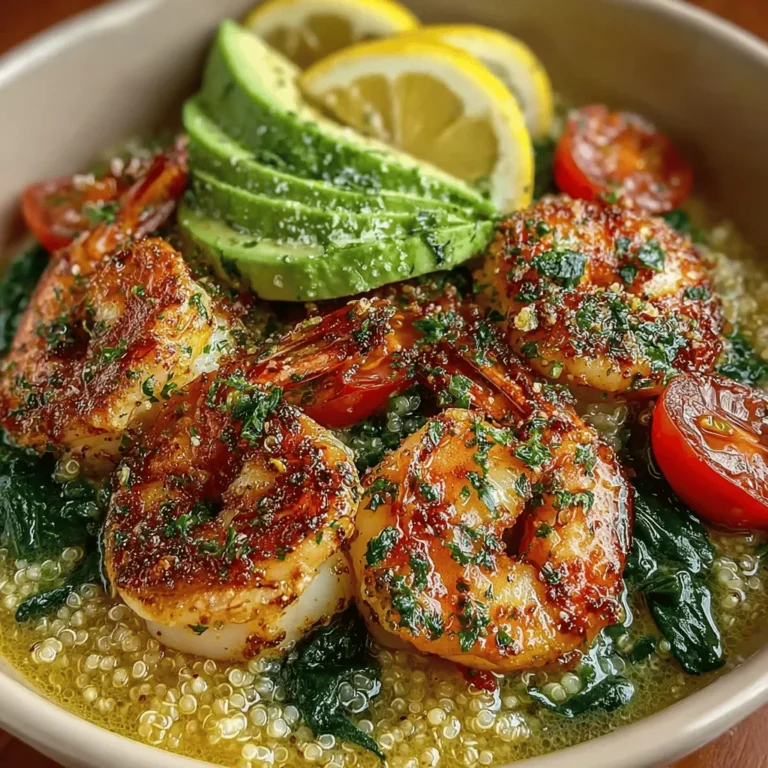 Discover the vibrant flavors of the Mediterranean with our Zesty Lemon Garlic Shrimp Bowls. This delightful dish combines succulent shrimp marinated in a zesty garlic-lemon blend, served over a bed of fluffy quinoa and fresh greens. Perfect for a quick weeknight dinner or a healthy meal prep option, these bowls are not only visually appealing but also packed with nutrients. In this article, we will delve into the ingredients, preparation steps, and the nutritional benefits of each component of this refreshing recipe.