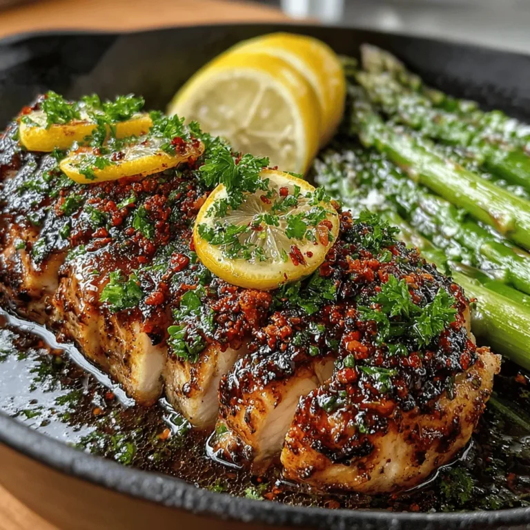Zesty Lemon Garlic Chicken with Asparagus is a refreshing and flavorful dish that combines the juiciness of chicken with the vibrant tastes of lemon and garlic. This recipe not only tantalizes your taste buds but also promotes a healthy lifestyle, thanks to the lean protein from chicken and the nutrient-rich asparagus. The bright citrus notes paired with aromatic garlic create a delightful balance, making this dish a favorite among families and perfect for entertaining guests. The best part? It’s simple to prepare and can be ready in under 30 minutes!