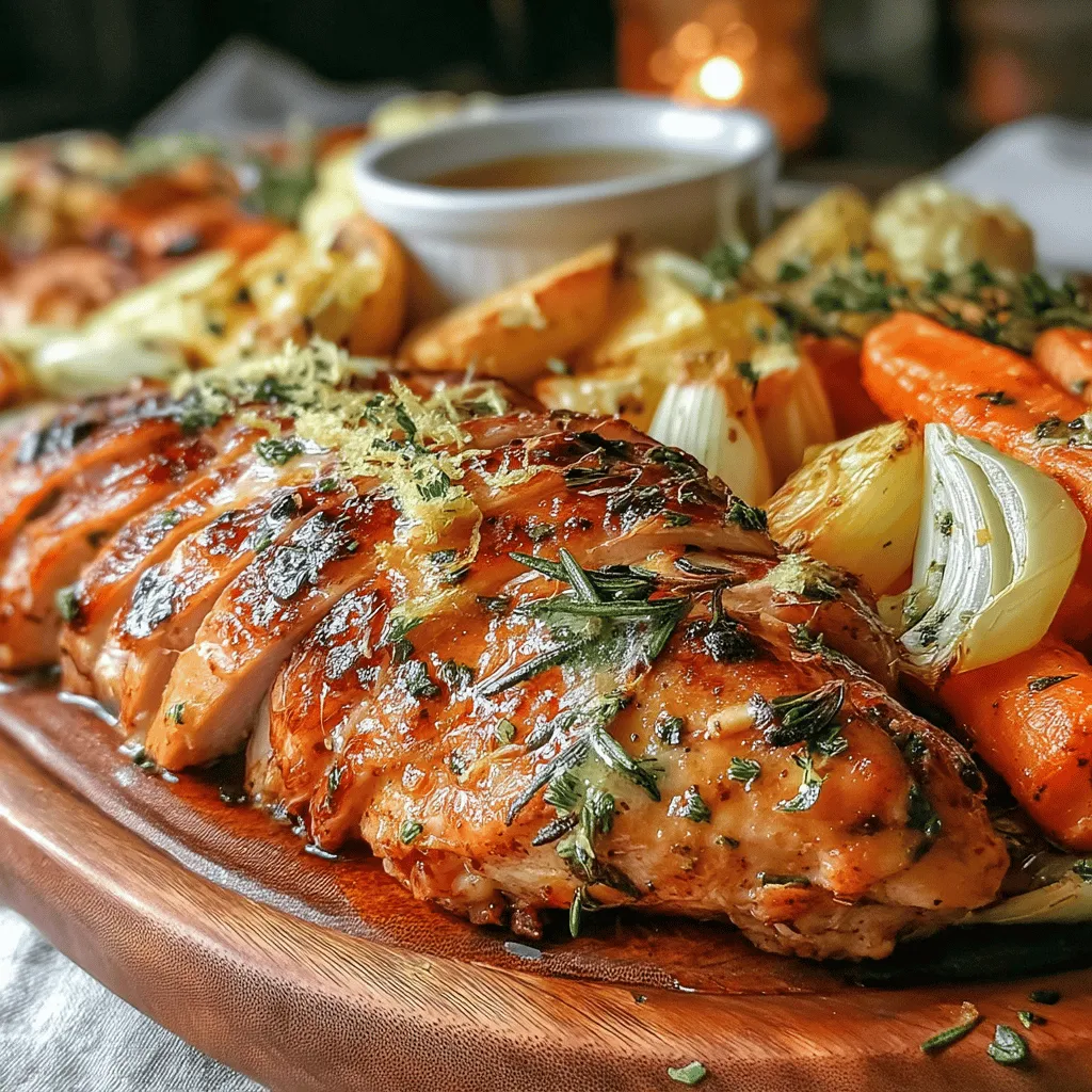 Turkey has long been a staple in holiday celebrations, symbolizing abundance and togetherness. Whether it's a festive gathering or a cozy family dinner, the presence of a beautifully roasted turkey can elevate the occasion. This herb roasted turkey breast recipe stands out due to its use of fresh herbs and a rich herb butter that infuses the meat with unparalleled flavors.