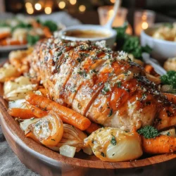 Turkey has long been a staple in holiday celebrations, symbolizing abundance and togetherness. Whether it's a festive gathering or a cozy family dinner, the presence of a beautifully roasted turkey can elevate the occasion. This herb roasted turkey breast recipe stands out due to its use of fresh herbs and a rich herb butter that infuses the meat with unparalleled flavors.