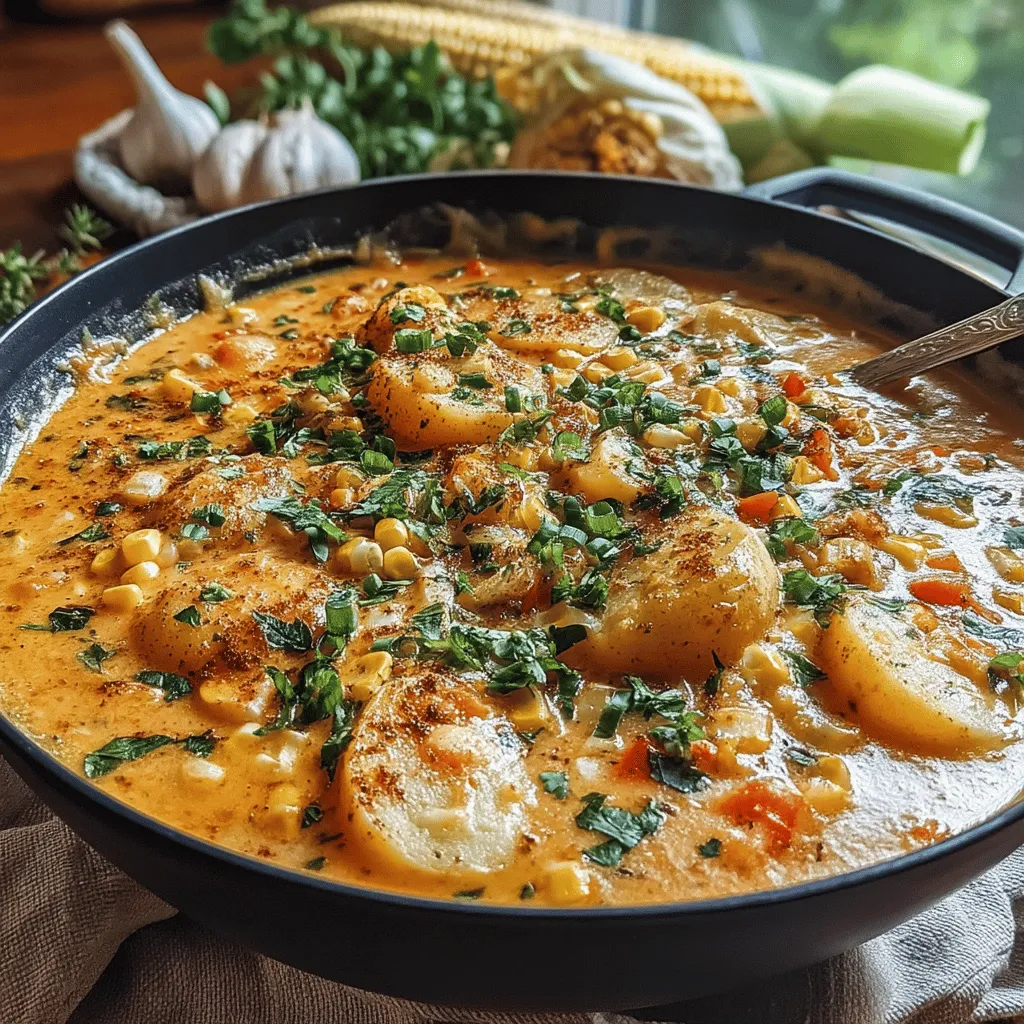 Creamy corn chowder is the epitome of comfort food, offering warmth and satisfaction in every bowl. This delightful dish showcases the natural sweetness of corn, combined with a rich and creamy base that makes it perfect for any season. Whether you're enjoying it on a chilly winter evening or serving it at a summer gathering, this chowder brings a sense of coziness that appeals to everyone.