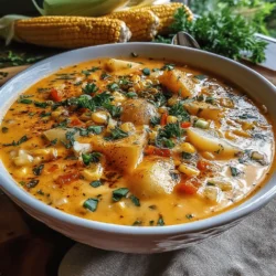 Creamy corn chowder is the epitome of comfort food, offering warmth and satisfaction in every bowl. This delightful dish showcases the natural sweetness of corn, combined with a rich and creamy base that makes it perfect for any season. Whether you're enjoying it on a chilly winter evening or serving it at a summer gathering, this chowder brings a sense of coziness that appeals to everyone.