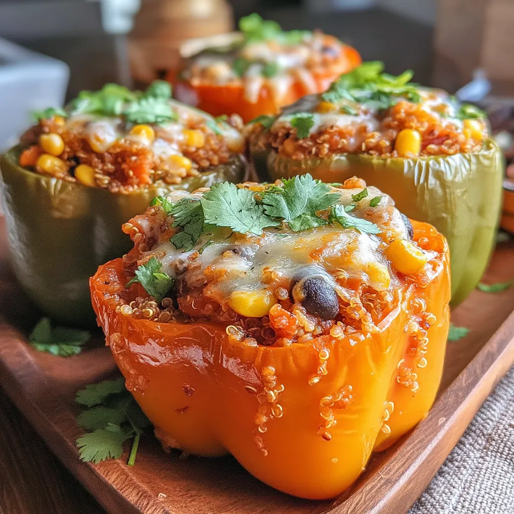 Discover the delightful world of veggie-packed meals with our Veggie Lovers' Air Fryer Stuffed Bell Peppers recipe. Perfect for health-conscious eaters and busy weeknights, these colorful bell peppers are not only visually appealing but also bursting with flavor and nutrients. This dish is versatile, satisfying, and easy to prepare, making it a go-to option for anyone looking to incorporate more vegetables into their diet.