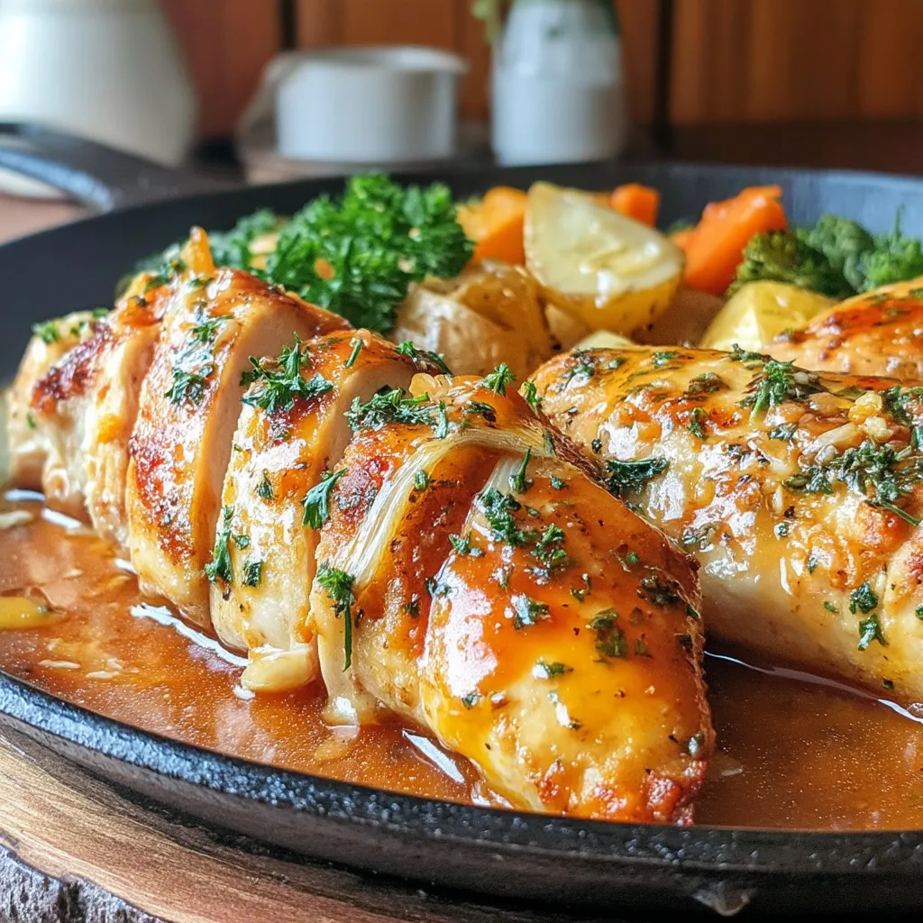 Sizzling Honey Herb Chicken Skillet is a delightful dish that brings together the perfect harmony of flavors. With its sweet honey, aromatic herbs, and savory chicken, this recipe is sure to tantalize your taste buds. The combination of these ingredients not only creates a mouthwatering meal but also fills your kitchen with an irresistible aroma.