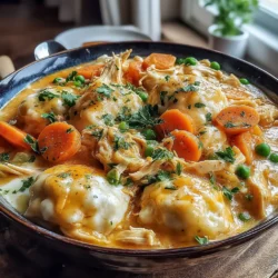 There's something truly comforting about a warm bowl of chicken and dumplings, especially during chilly evenings. This classic dish brings together tender chicken, flavorful vegetables, and fluffy dumplings, creating a heartwarming meal that feels like a hug in a bowl. Perfect for family gatherings or a cozy night in, chicken and dumplings are a staple in many households.
