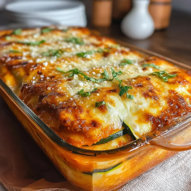 Baked Zucchini & Herb Lasagna is a delightful and healthy alternative to traditional lasagna, making it perfect for those who want to indulge without the guilt. This dish showcases the versatility of zucchini, a vegetable that not only adds a unique flavor but also serves as a nutritious base for layers of creamy goodness.