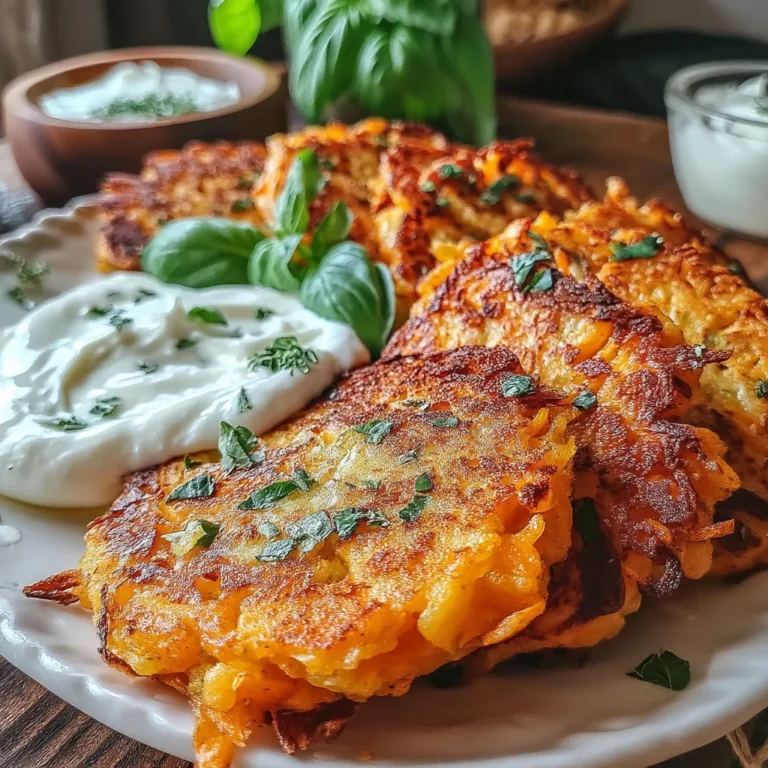 Savory sweet potato rosti is a versatile dish that can serve as an appetizer, side, or even a light main course. This delightful recipe showcases the natural sweetness of sweet potatoes, enhanced by the aromatic touch of fresh basil, creating a harmonious blend of flavors and textures. Whether you're planning a family dinner or a special occasion, this dish promises to impress.